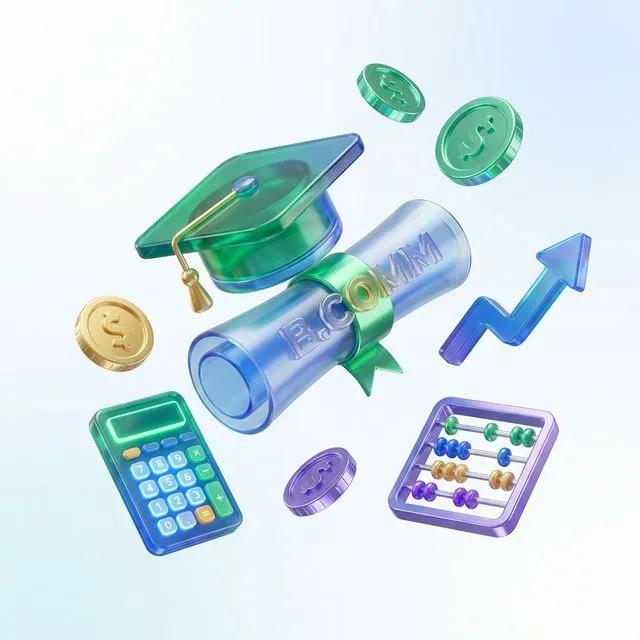 Online B.Com Programs Illustration