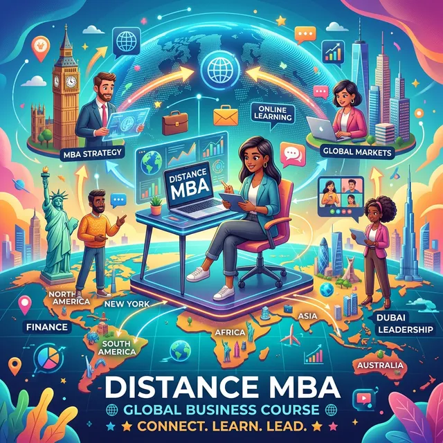 Distance MBA Programs Illustration