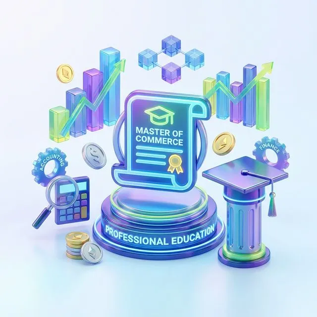 Online M.Com Programs Illustration