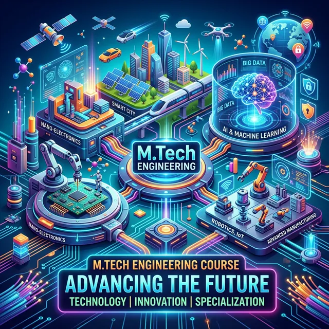 Online M.Tech Programs Illustration